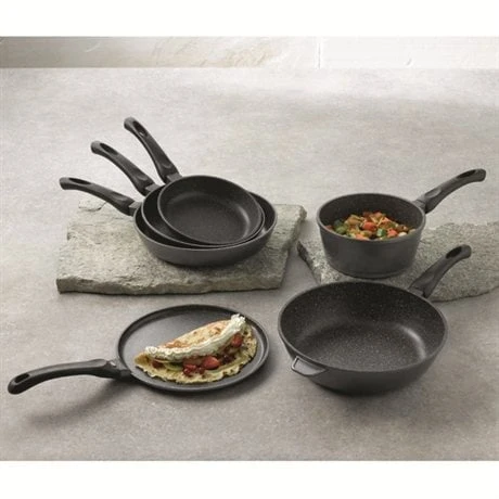 Wok Et Couvercle Revêtement Dur Comme La Pierre 28 Cm - Image 2