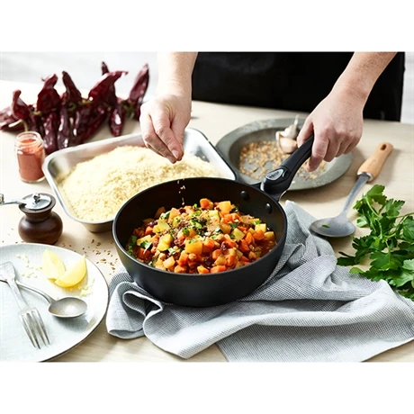 De Buyer Sauteuse 28 Cm Choc Intense Amovible - Image 2