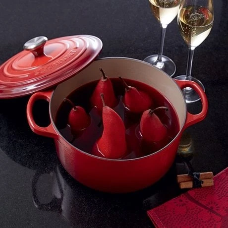 Le Creuset Cocotte Fonte Rond 24 Cm Cerise - Image 3