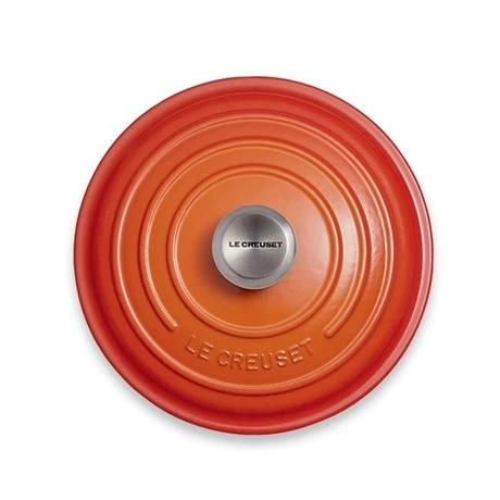 Le Creuset Cocotte Fonte Rond 24 Cm Volcanique - Image 2