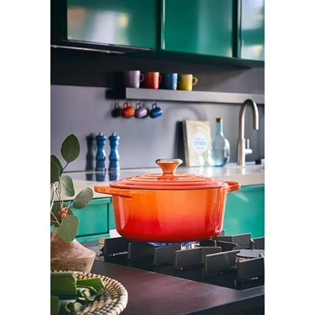 Le Creuset Cocotte Fonte Rond 24 Cm Volcanique - Image 4