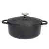 Mini Cocotte Sublime Fonte Rond 0,6 L 12 Cm Noir