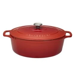 Cocotte Sublime Fonte Ovale 6 L 31 Cm Rubis