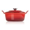 Le Creuset Cocotte Fonte Rond Plume 28 Cm 3,9 L Rouge