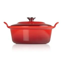 Le Creuset Cocotte Fonte Rond Plume 28 Cm 3,9 L Rouge