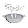 Lot Wok Inox Et Grille Casteline 28 Cm