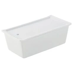 Terrine Rectangulaire Avec Couvercle/plateau "Grands Classiques" 19,7 Cm 60 Cl Blanc