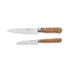 Set Couteau D'office Et Couteau De Chef En Bois D'olivier Et Lame Inox