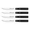 Set De 4 Couteaux à Steak 11 Cm Noir