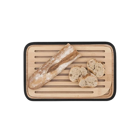 Planche à Pain En Bambou Noir 28 Cm