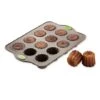 RigiFlex Plaque 12 Canelés En Silicone Structure Acier