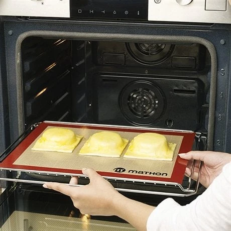 Lot Plaque à Pâtisserie Perforée 40 Cm Et Tapis De Cuisson Pro - Image 4