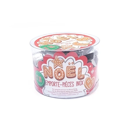 Patisse Boîte 18 Découpoirs Inox Noël - Image 2