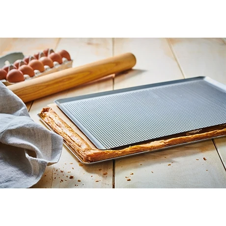 Plaque à Pâtisserie Micro-perforée Professionnelle En Aluminium 40 Cm - Image 3