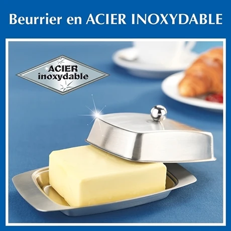 Beurrier En Acier Inoxydable - Image 3