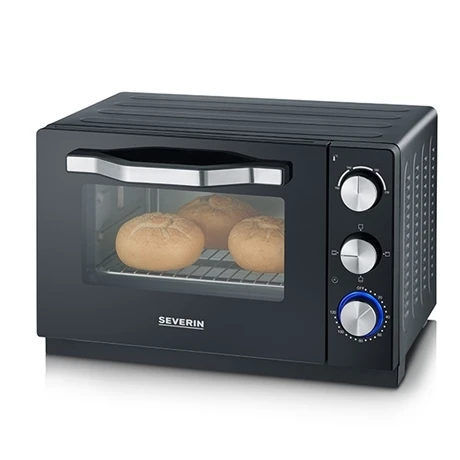 SEVERIN Mini Four Noir 20 L 1380 W TO2070 - Image 2