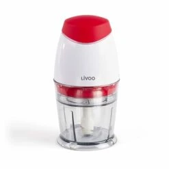 LIVOO Mini Hachoir électrique Rouge 25 Cl 160 W DOP118R