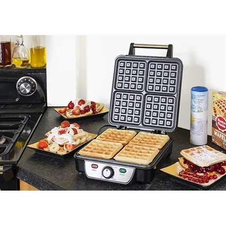 Bestron Gaufrier XXL 1100 W ASW281 - Image 4