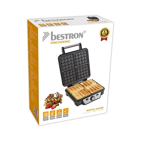 Bestron Gaufrier XXL 1100 W ASW281 - Image 5